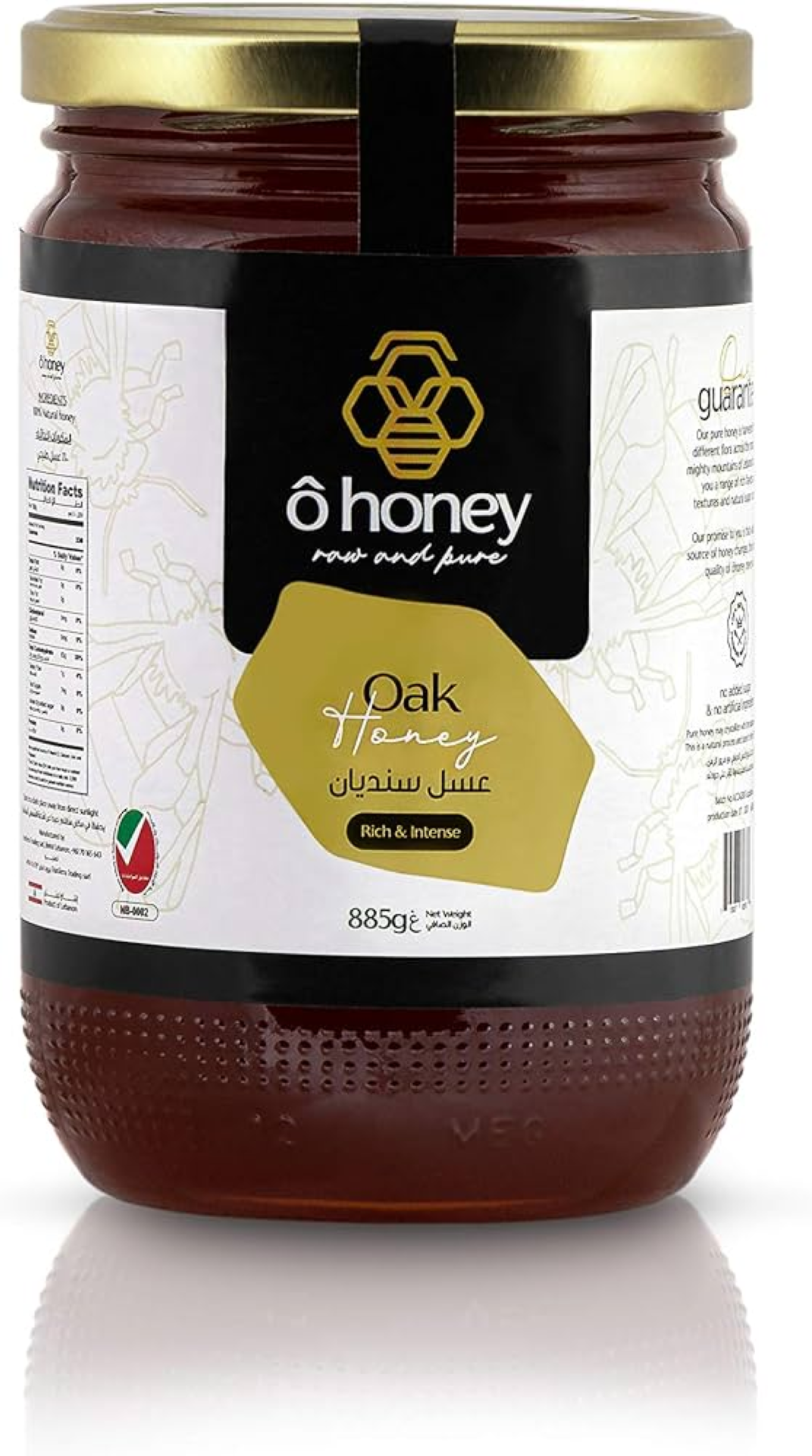 OAK NATURAL HONEY JAR 100G